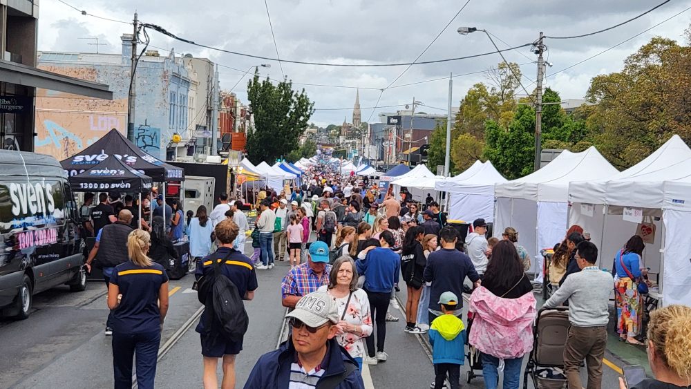 Glenferrie Festival Street Market Crowded White Tents