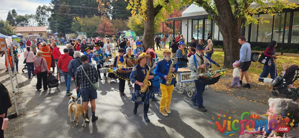 Trentham  Spudfest  Parade  Musical  Band  Autumn  Celebration