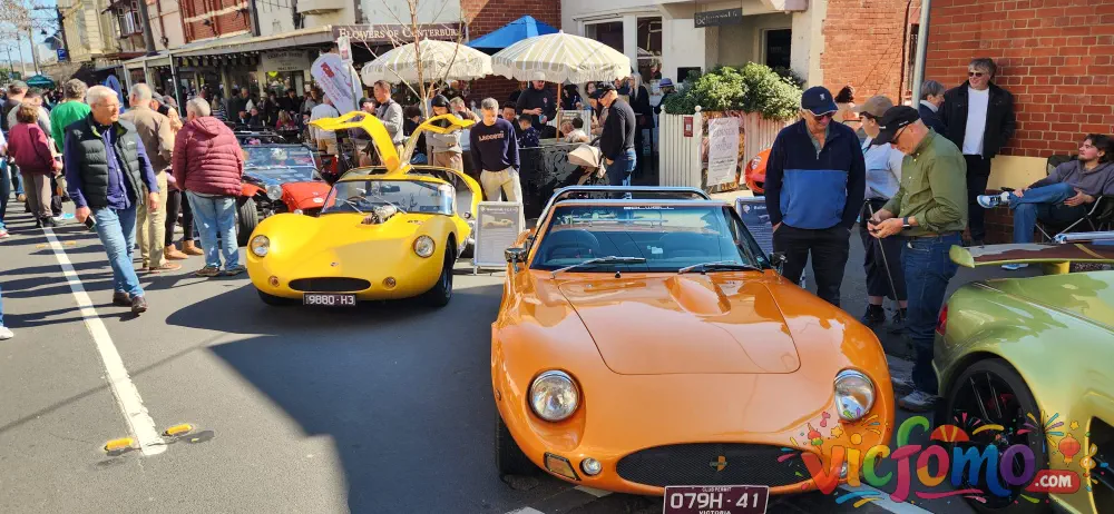 Maling Road Autoclassico  Vibrant Classic Cars Sunny Day